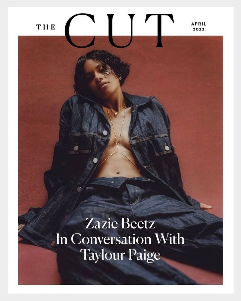 CUT (US) magazine side cover  April 2022