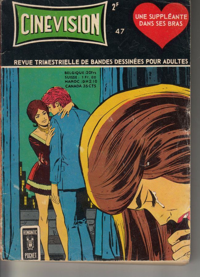 CINEVISION magazine side cover Issue 47   1972
