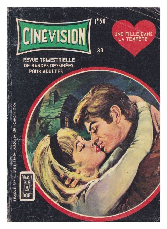 CINEVISION magazine side cover Issue 33   1970