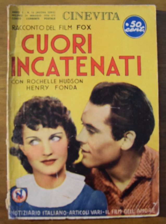 CINEVITA magazine side cover Issue 16  May 1936
