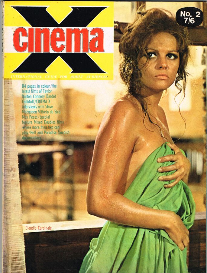 CINEMA X UK magazine side cover Issue 2  Vol 1 # 2  1969