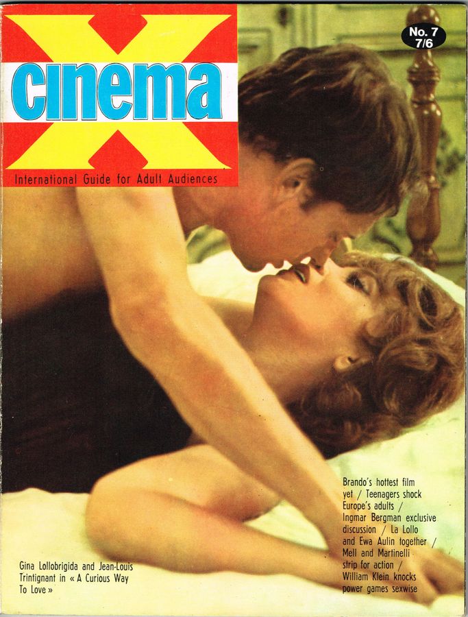 CINEMA X UK magazine side cover Issue 7  Vol 1 # 7  1969