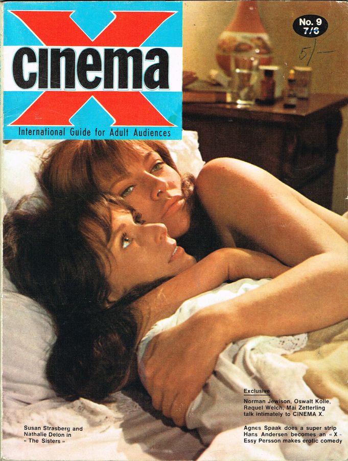 CINEMA X UK magazine side cover Issue 9  Vol 1 # 9  1969