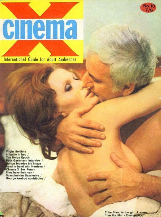 CINEMA X UK magazine side cover Issue 10  Vol 1 # 10  1969