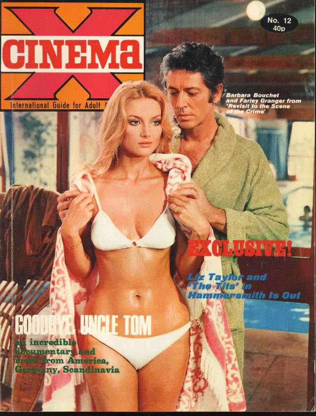 CINEMA X UK magazine side cover Issue 36  Vol 3 # 12  1971