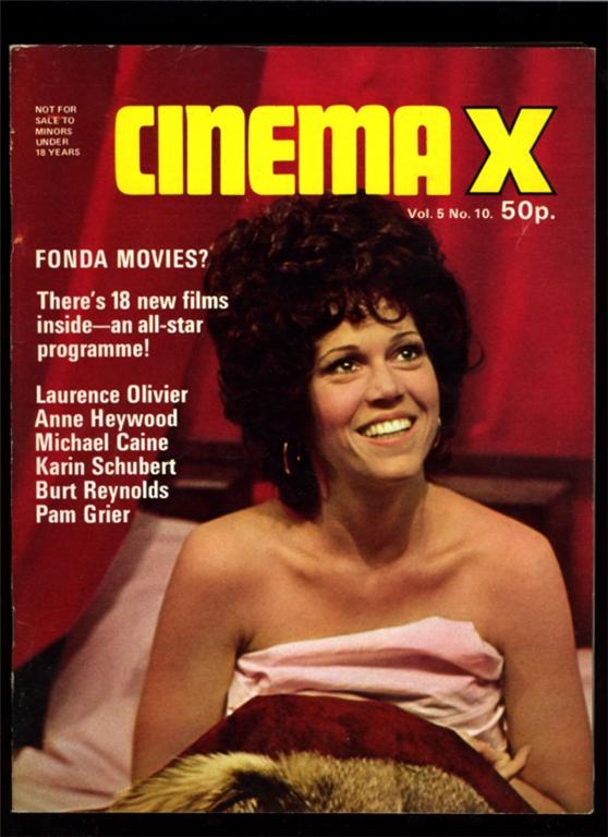 CINEMA X UK magazine side cover Issue 58  Vol 5 # 10  1973