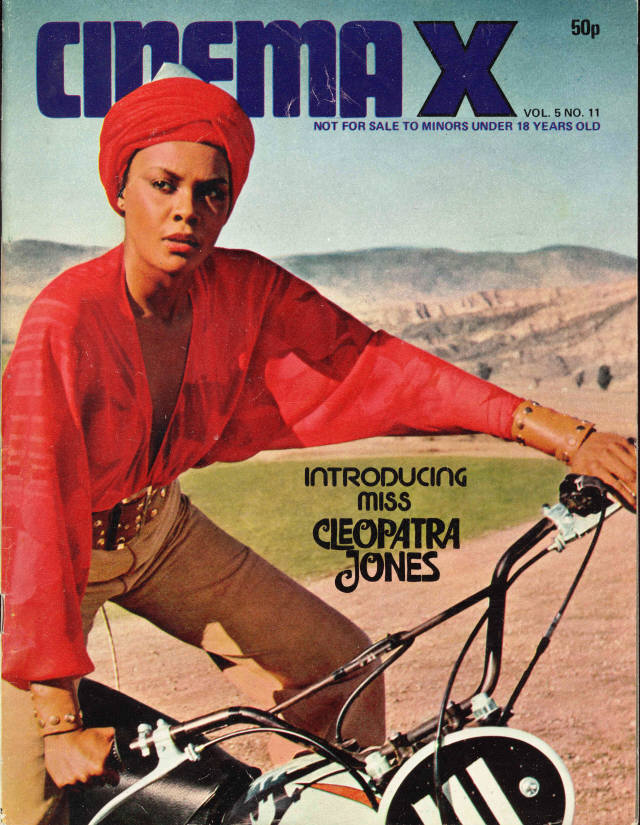 CINEMA X UK magazine side cover Issue 59  Vol 5 # 11  1973