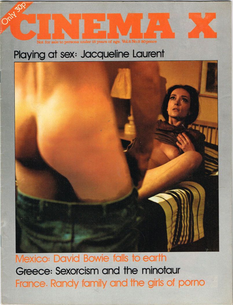 CINEMA X UK magazine side cover  Vol 8 # 03 May 1976