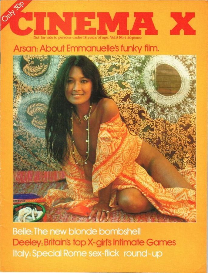 CINEMA X UK magazine side cover  Vol 8 #  04 June 1976