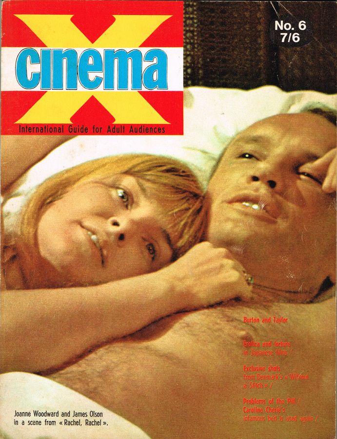 CINEMA X UK magazine side cover Issue 6  Vol 1 # 6  1969