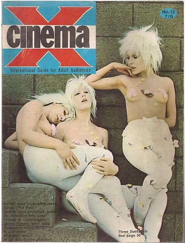 CINEMA X UK magazine side cover Issue 12  Vol 1 # 12  1969
