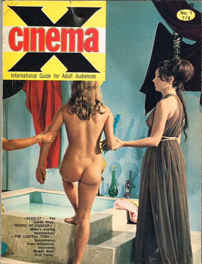 CINEMA X UK magazine side cover Issue 13  Vol 2 # 1  1970