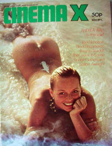CINEMA X UK magazine side cover Issue 64  Vol 6 # 4  1974