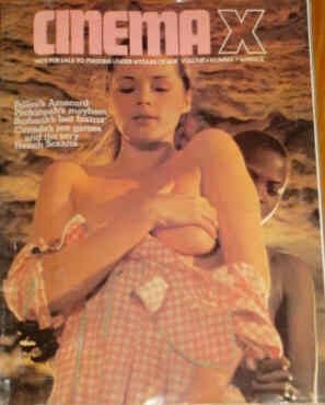 CINEMA X UK magazine side cover Issue 67  Vol 6 # 7  1974