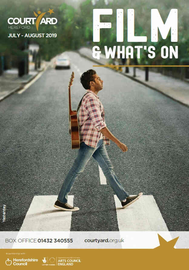 COURTYARD FILM GUIDE magazine side cover  July/August 2019