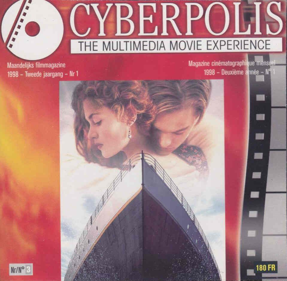 CYBERPOLIS magazine side cover Issue 3 January 1998