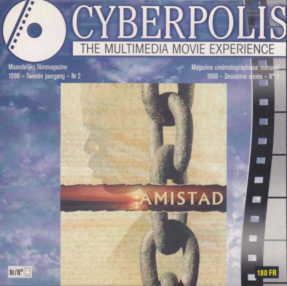 CYBERPOLIS magazine side cover Issue 4 February 1998