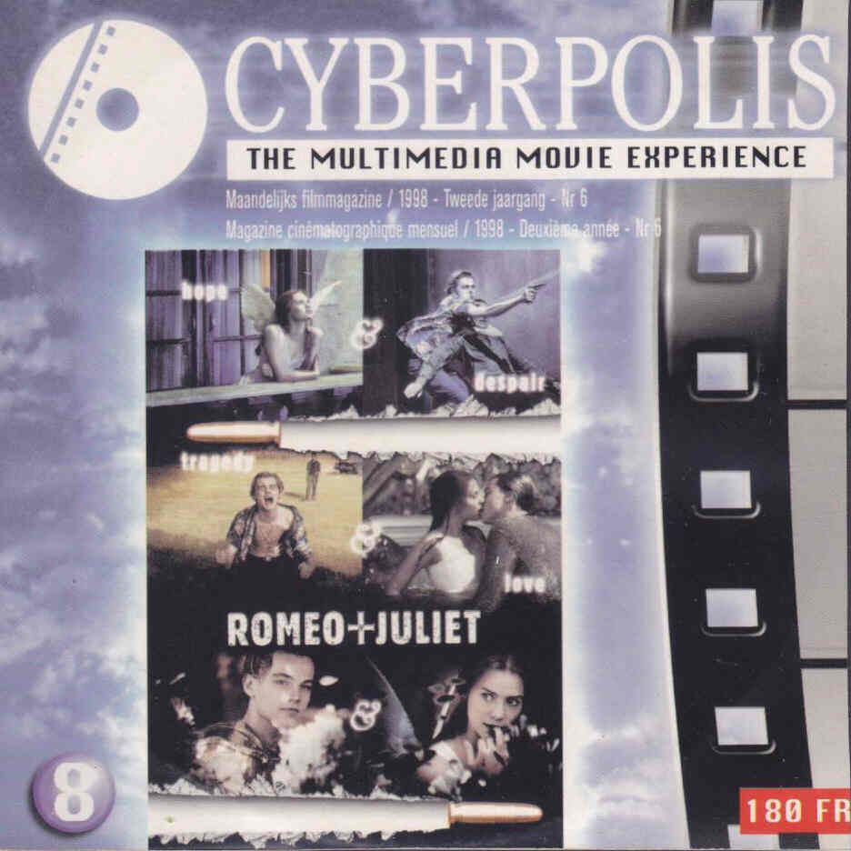 CYBERPOLIS magazine side cover Issue 8 August 1998