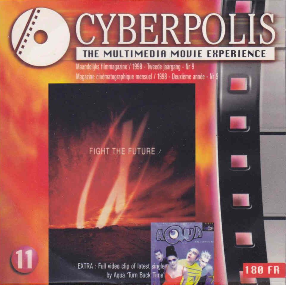 CYBERPOLIS magazine side cover Issue 11 September 1998