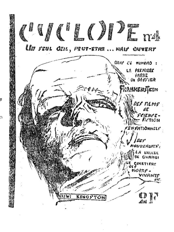 CYCLOPE magazine side cover Issue 4   1969