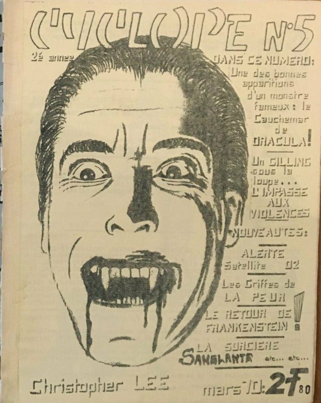 CYCLOPE magazine side cover Issue 5   1969