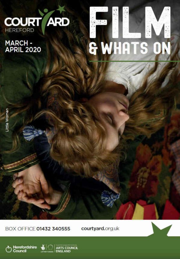 COURTYARD FILM GUIDE magazine side cover  March/April 2020