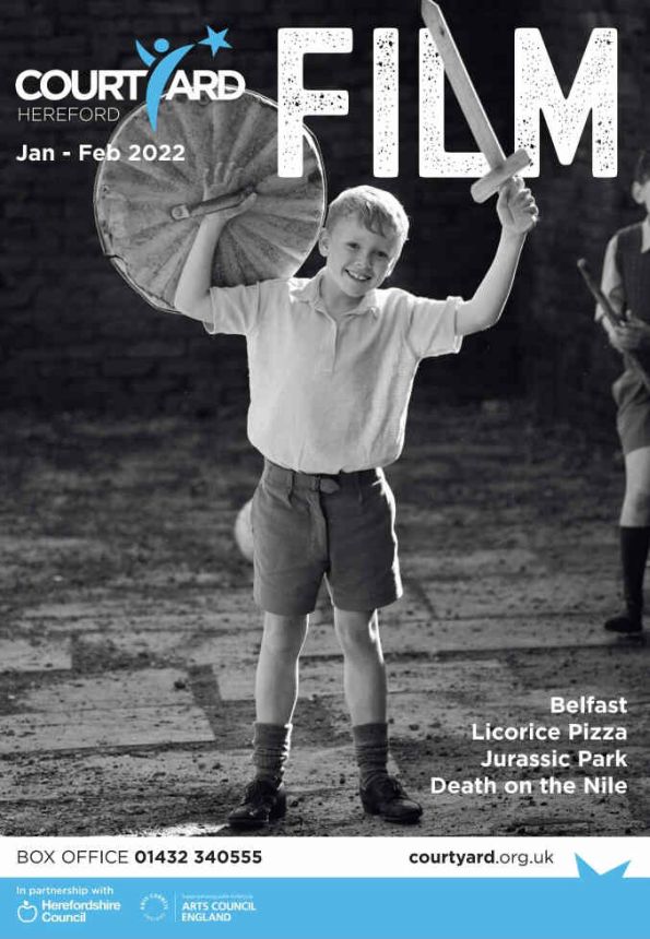 COURTYARD FILM GUIDE magazine side cover  January/February 2022