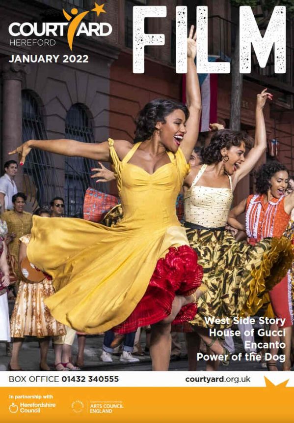 COURTYARD FILM GUIDE magazine side cover  January 2022