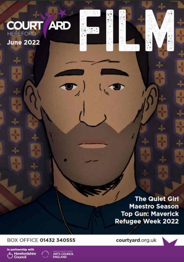 COURTYARD FILM GUIDE magazine side cover  June 2022
