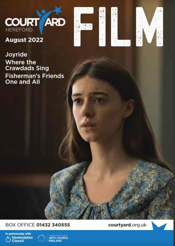 COURTYARD FILM GUIDE magazine side cover  August 2022