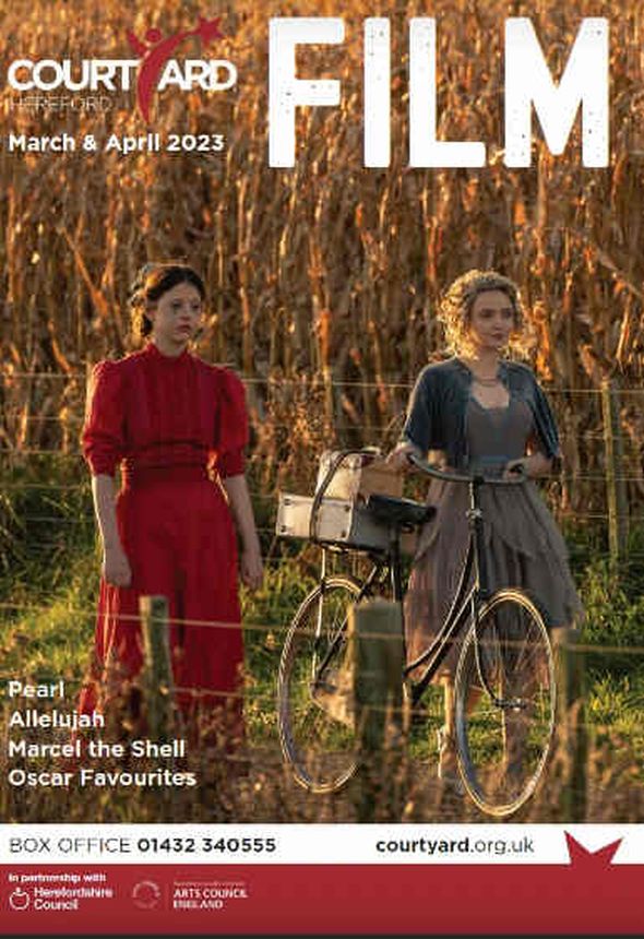 COURTYARD FILM GUIDE magazine side cover  March/April 2023