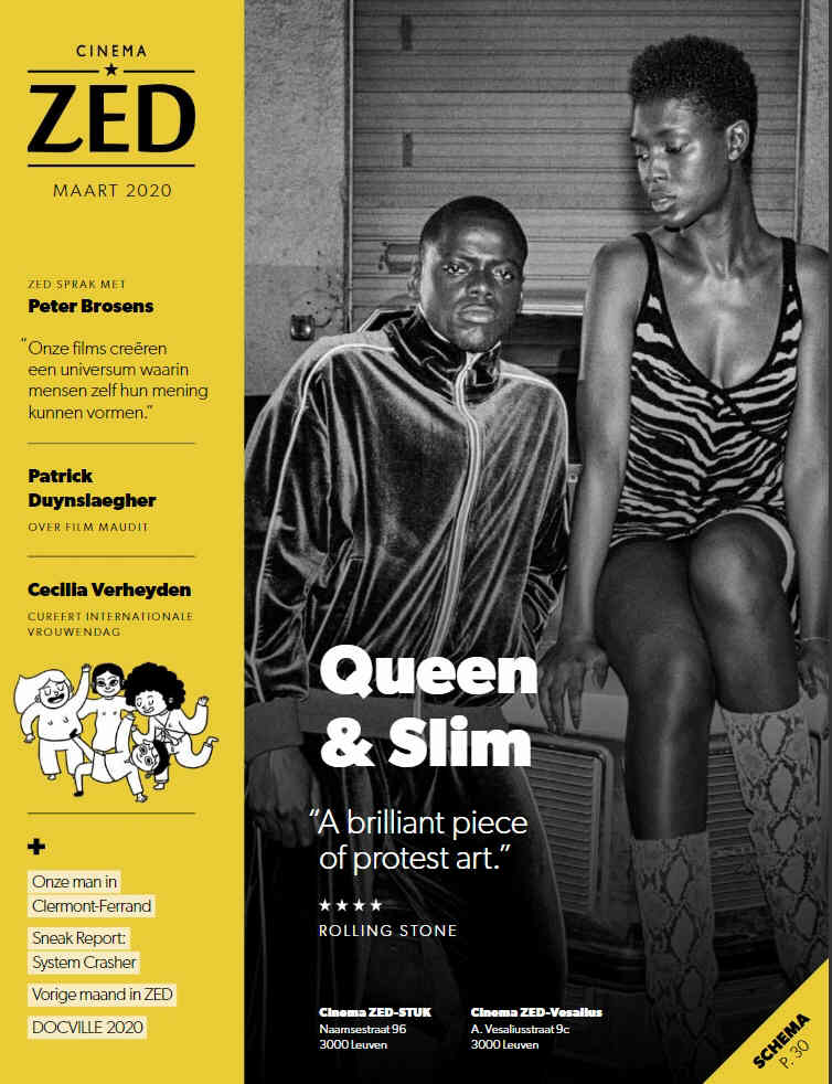 CINEMA ZED magazine side cover  March 2020