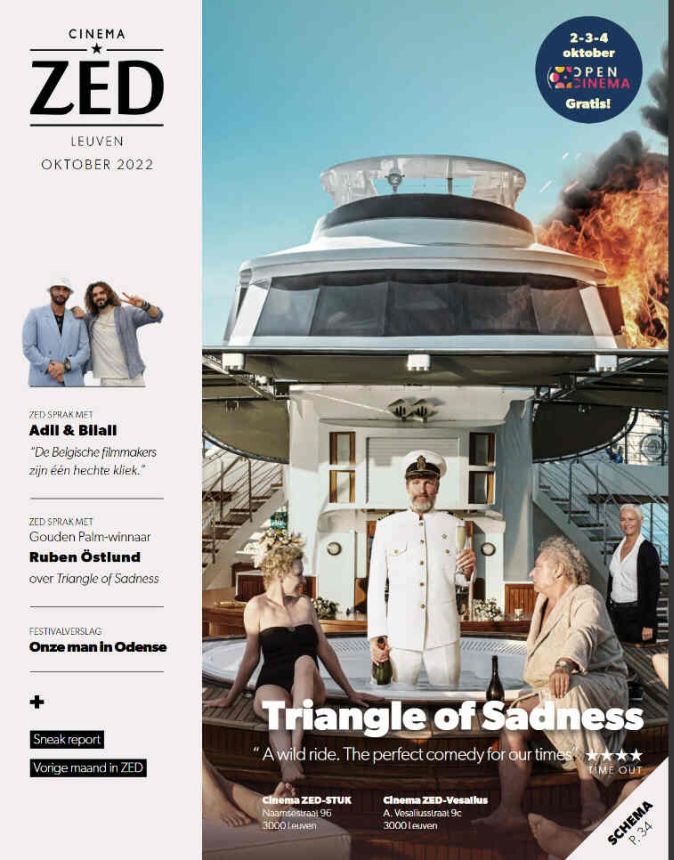 CINEMA ZED magazine side cover  October 2022