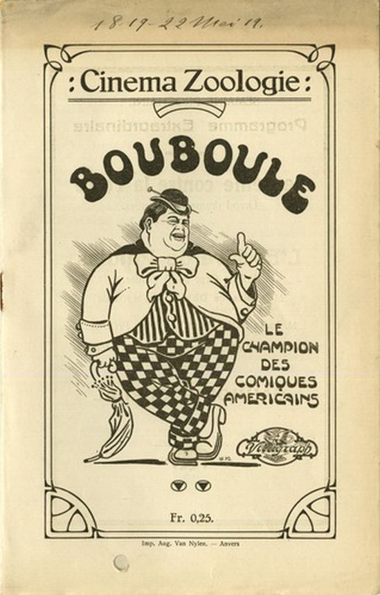 CINE ZOOLOGIE magazine cover 18 May 1919