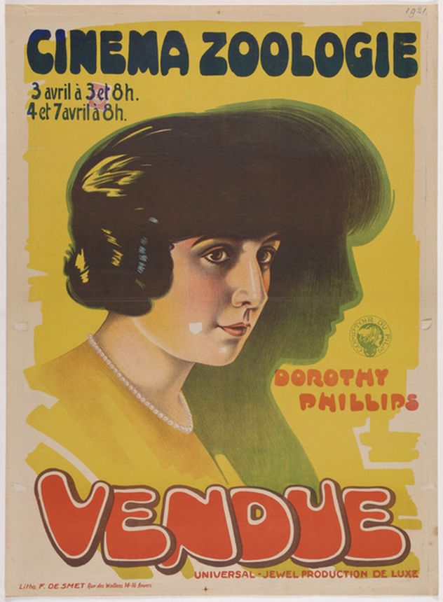 CINE ZOOLOGIE magazine side cover 3 April 1921