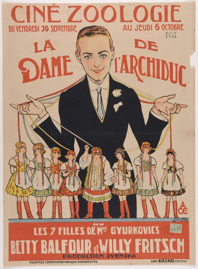 CINE ZOOLOGIE magazine side cover 30 September 1927