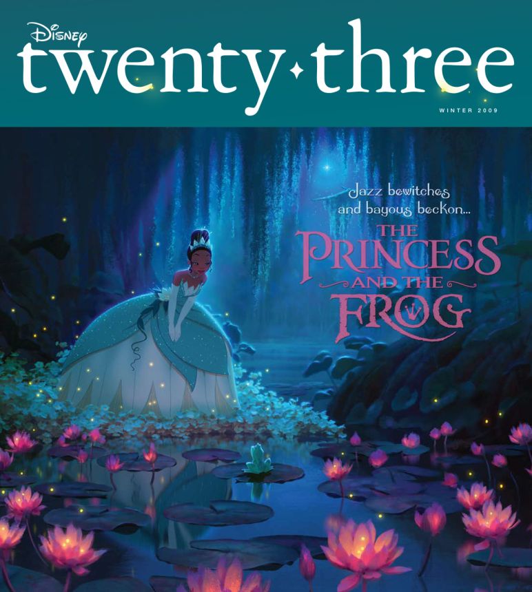 DISNEY TWENTY-THREE magazine side cover Issue 4 Winter 2009