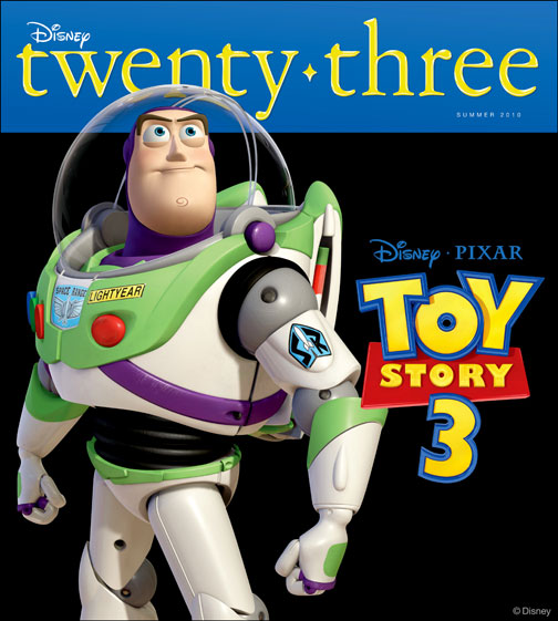 DISNEY TWENTY-THREE magazine side cover Issue 6 Summer 2010