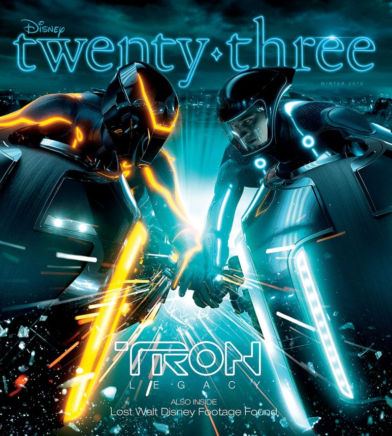DISNEY TWENTY-THREE magazine side cover Issue 8 Winter 2010