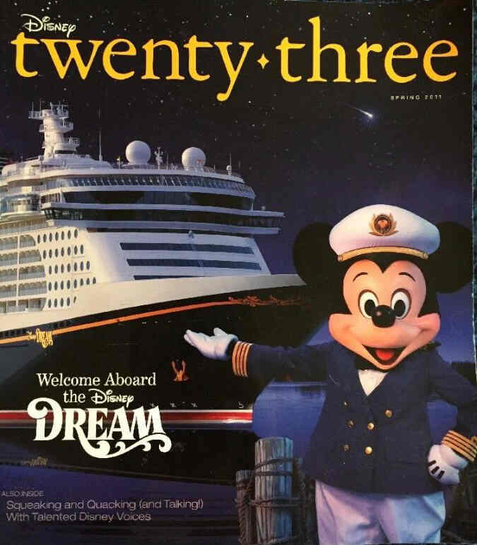 DISNEY TWENTY-THREE magazine side cover Issue 9 Spring 2011