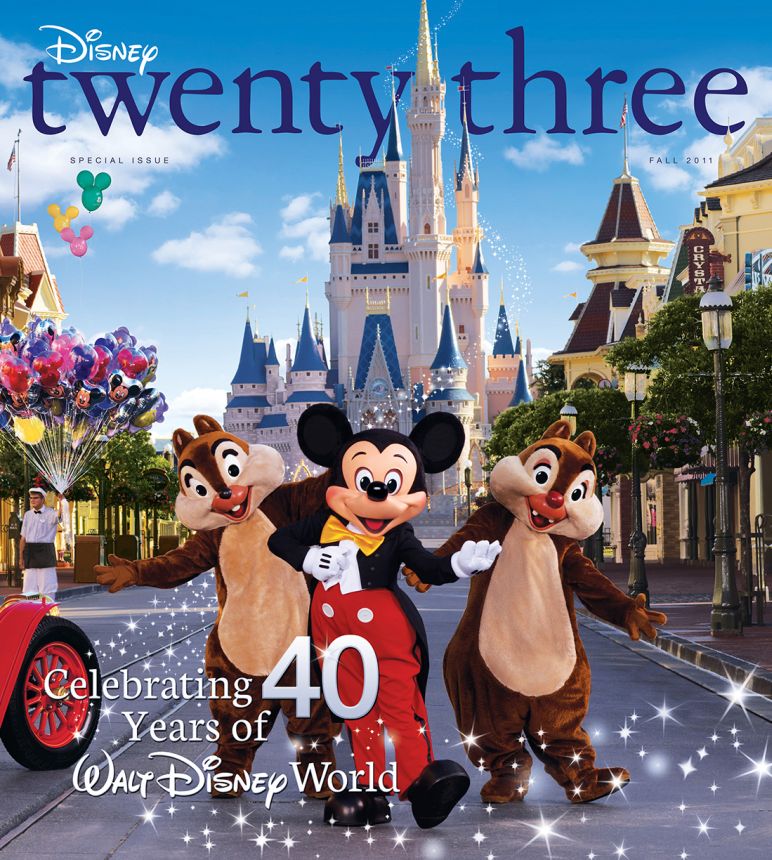 DISNEY TWENTY-THREE magazine side cover Issue 11 Fall 2011