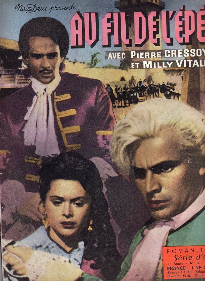 ROMAN FILM SERIE D OR magazine side cover Issue 12 April 1960