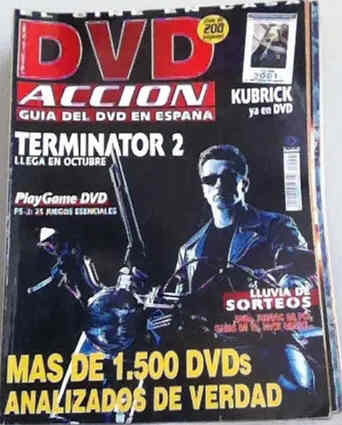 DVD ACCION SPAIN magazine side cover Issue 5   