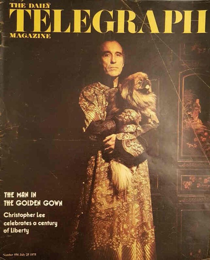 DAILY TELEGRAPH MAGAZINE magazine side cover Issue 556 25 July 1975