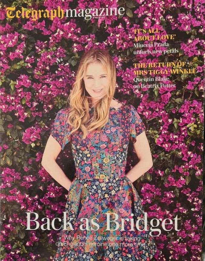 DAILY TELEGRAPH MAGAZINE magazine side cover 27 August 2016