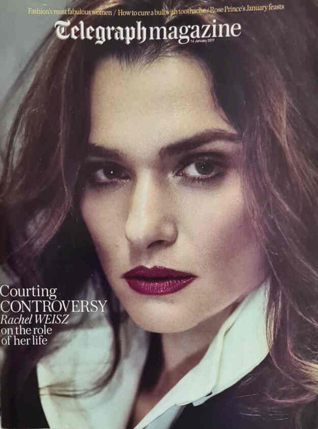 DAILY TELEGRAPH MAGAZINE magazine side cover 14 January 2017