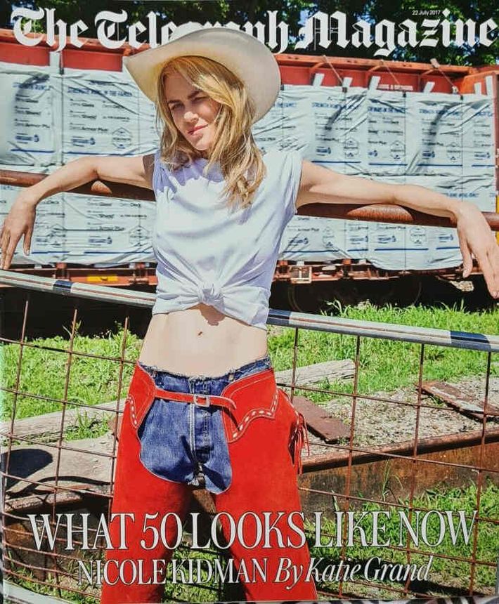 DAILY TELEGRAPH MAGAZINE magazine side cover 22 July 2017