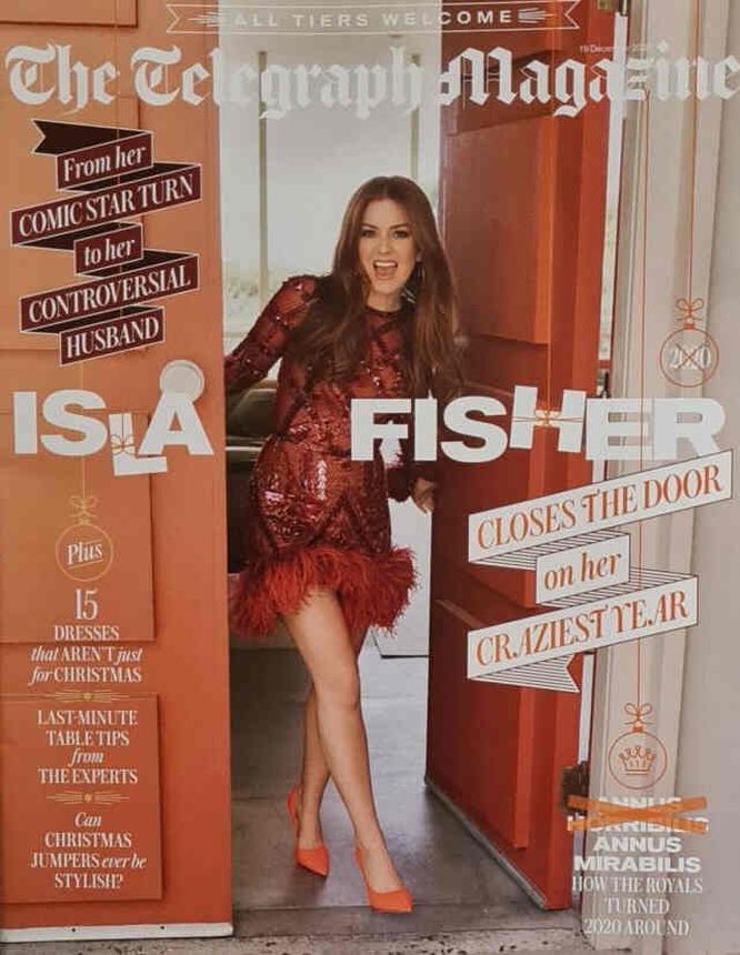 DAILY TELEGRAPH MAGAZINE magazine side cover 19 December 2020