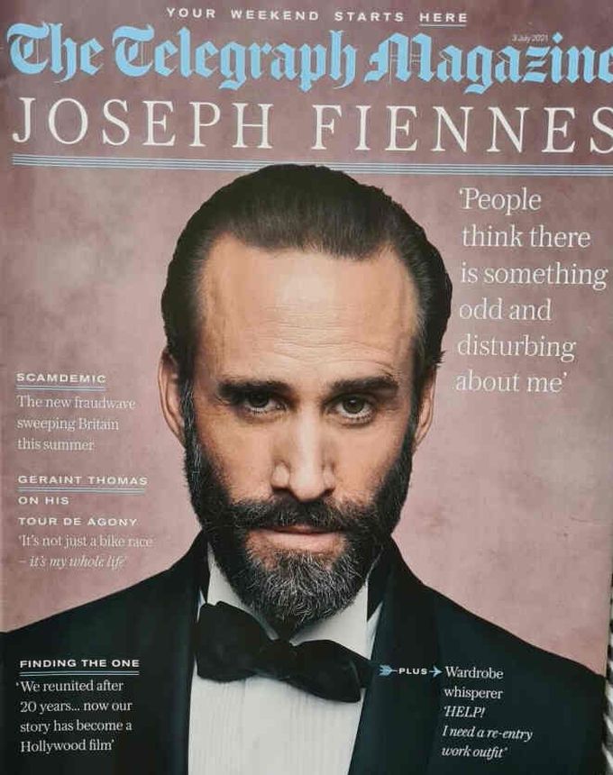 DAILY TELEGRAPH MAGAZINE magazine side cover 3 July 2021