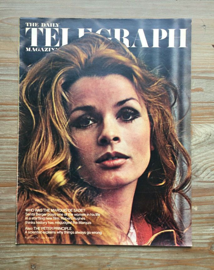 DAILY TELEGRAPH MAGAZINE magazine side cover Issue 247 4 July 1969